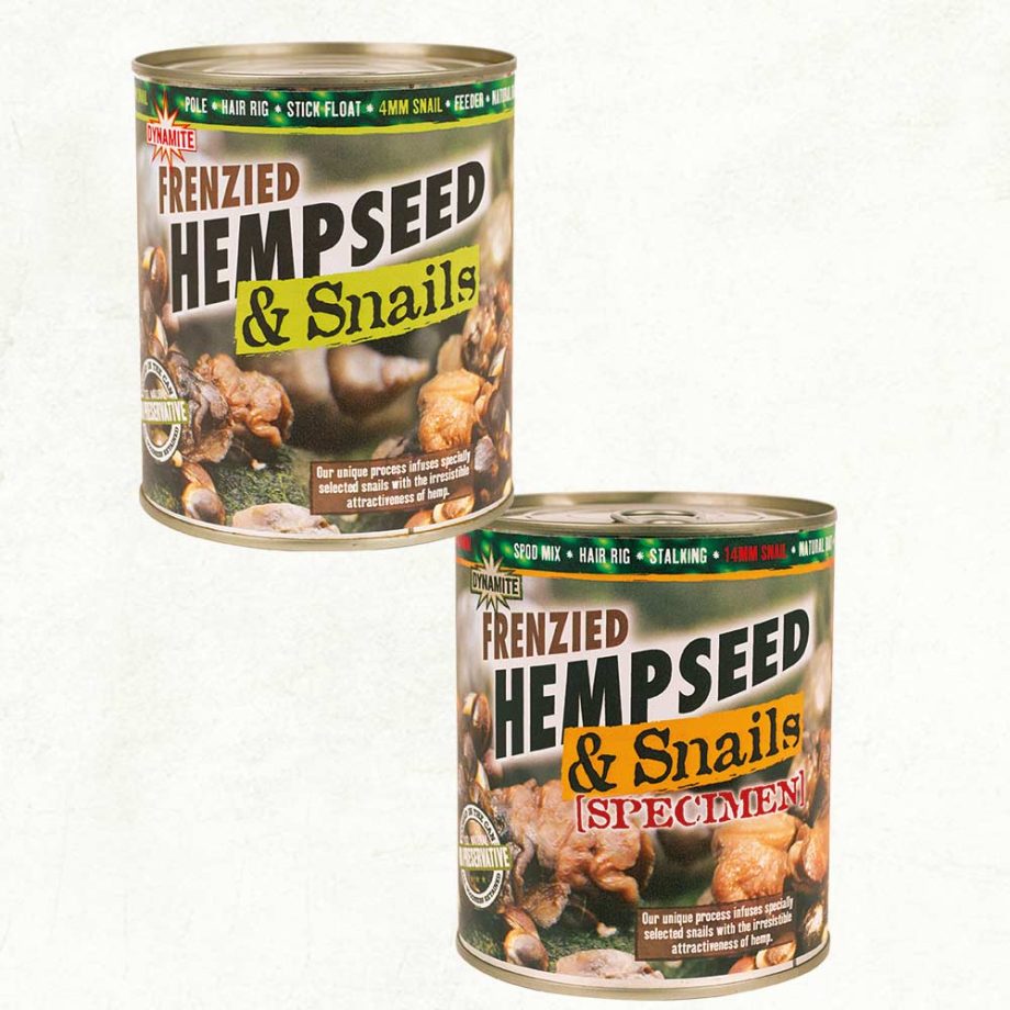 Dynamite Baits Hemp & 14mm Specimen Snails 700g Can -DY191