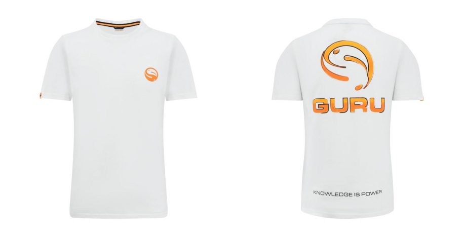 Guru Semi Logo  Tee ( T-Shirt) White  Small -XXXL