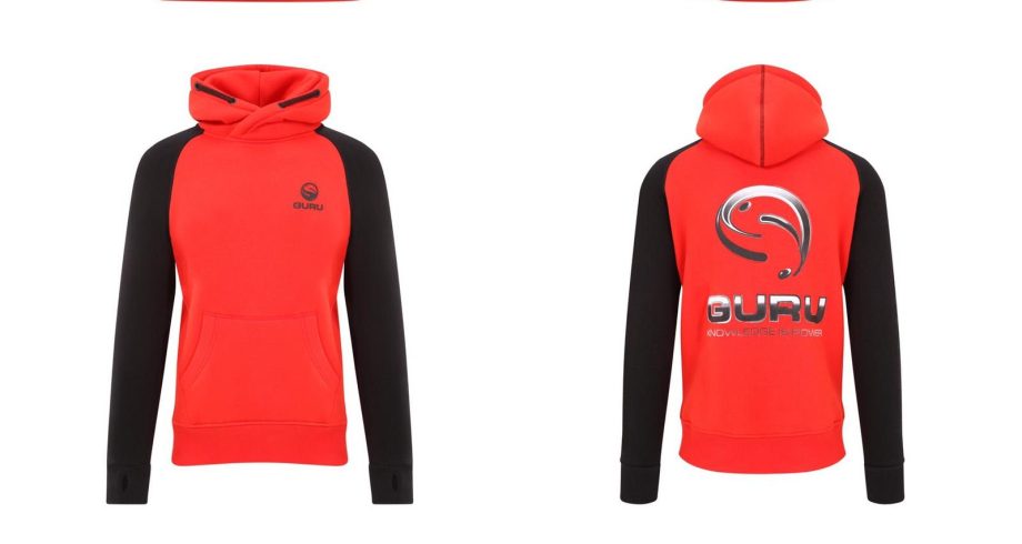 Guru Hoodie Red / Black  Small -XXXL