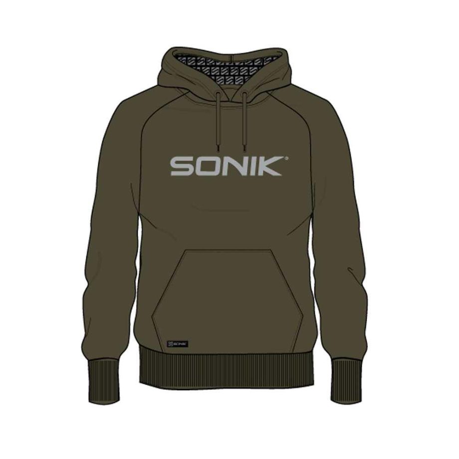 SONIK HOODIE GREEN , M-XXL