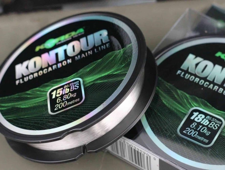 Korda Kontour Fluorocarbon 12lb, 15lb &18lb - 200m Carp Fishing Line