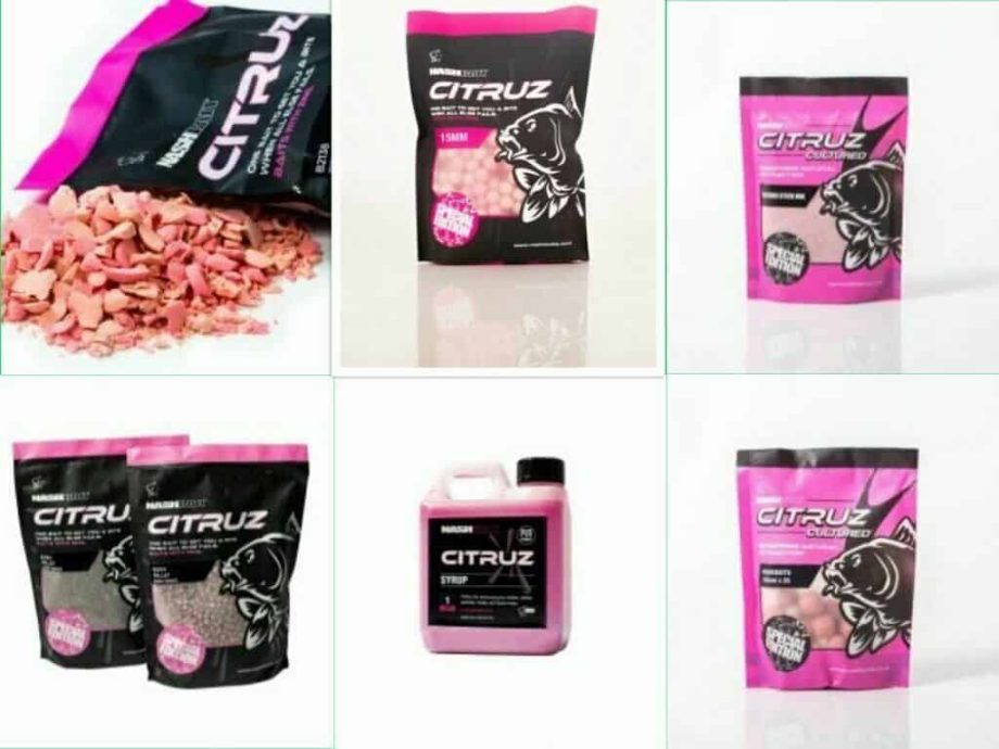 Nash Bait Citruz Complete Range-Pink / White, Pop Ups, Hookbait,Wafters,Boillies